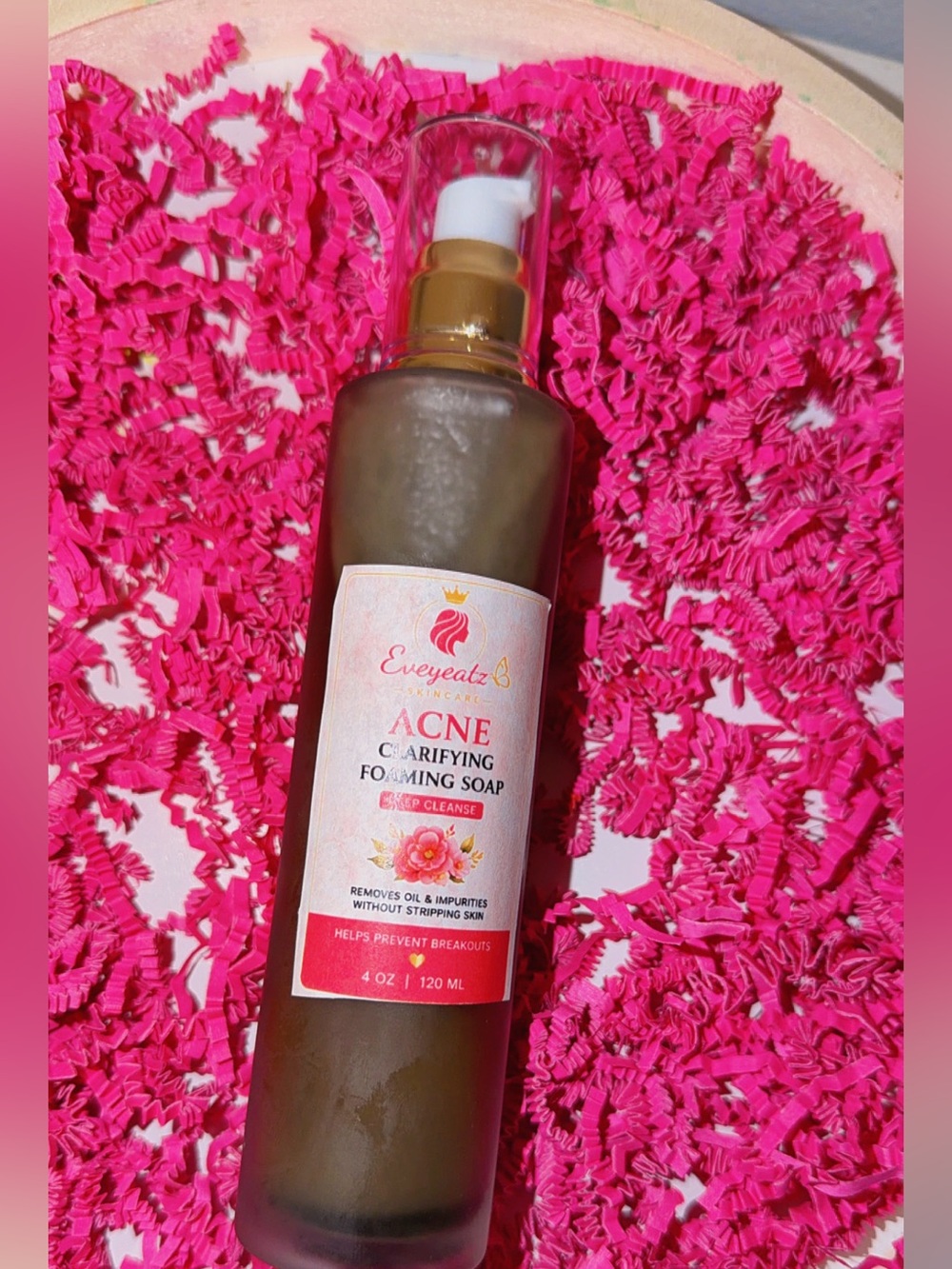 Acne Clarifying Foaming Soap - Pink